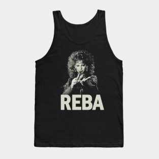 REBA ++ Black Vintage Tank Top